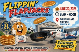 Post 8 Pancake Fundraiser - Fly in, Drive in, or even parachute in!
